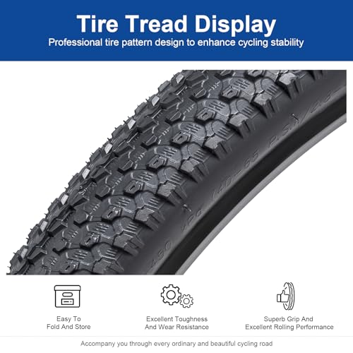 26x2.10 Bike Tire Gravel Mountain Off-Road Replacement 52-559