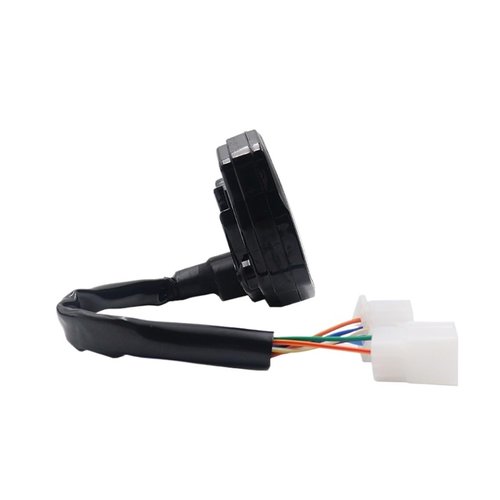 Mechanivis DKD LCD Speedometer Display Adjustable ONE-LIN/CAN-Bus Communication for Fardriver Controller(96v with Bracket)