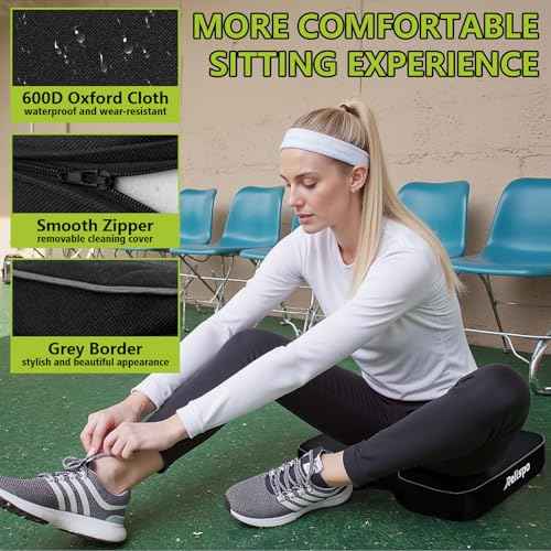 Stadium Seats for Bleachers with Integral Cutting Memory Foam, Stadium Seat Cushion Waterproof Extra Thick Bleacher Cushion, Portable Stadium Cushions for Indoor Outdoor Events