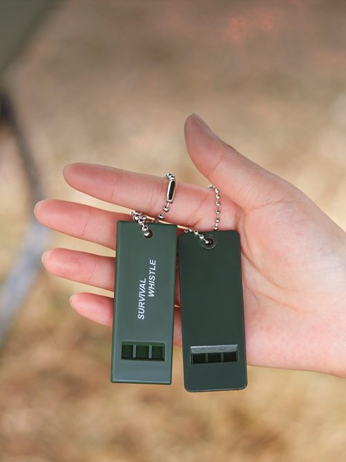 Tri-Frequency Survival Sports Whistle - 120dB Loud Emergency Safety Whistle for Outdoor Sports, Hiking, Camping, Referee, Coaching, Storm Warning, Earthquake Survival Gear