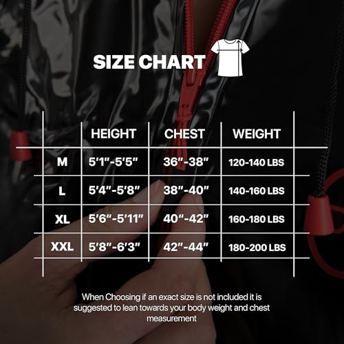 X-Large Sauna Suit 0.32mm PVC Heavy Duty Sweat Suit for Weight Loss - Men & Women