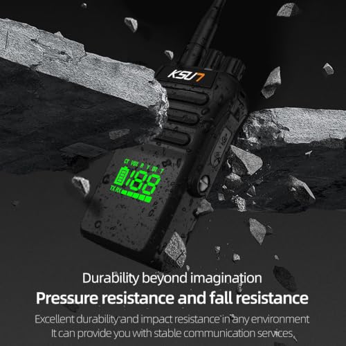 Marine Handheld Radio Waterproof VHF Two-Way Radio with Floating LED Screen