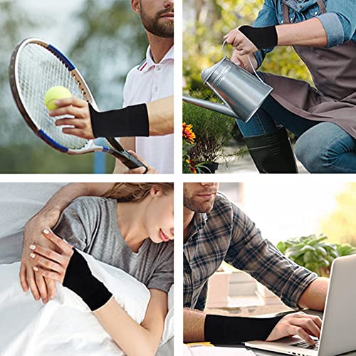 Arthritis Wrist Support Gloves with Gel Pads - Breathable Compression Sleeves for Hand Pain Relief