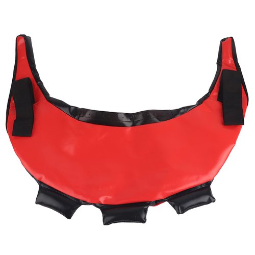 Strength Training Bag, Fitness Power Bag, 55 LB Fitness Sand Bag, Bulgarian Canvas Bag, for Home Gym Weight Training, Multifunctional Workout Bag, Red
