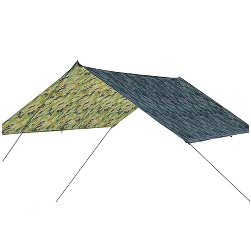 VICASKY Outdoor Canopy Shade Cloth Multi Functional Sunscreen Tent for Camping Picnics and Beach Use Camouflage Design for Sun Protection and Moisture Prevention
