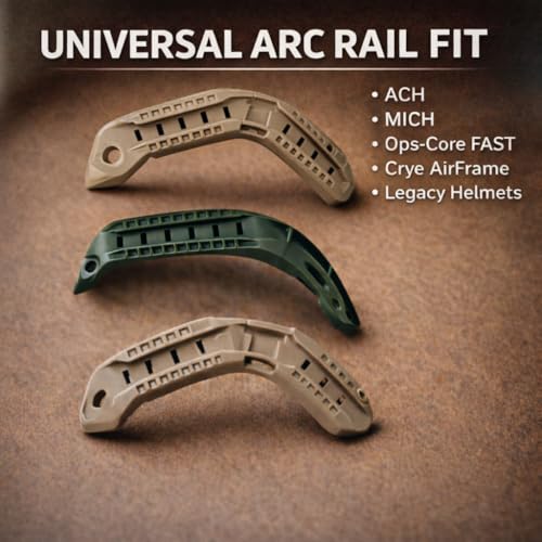 Tan NVG Bungee for ARC Rail Helmets - Stabilizes Night Vision Goggles