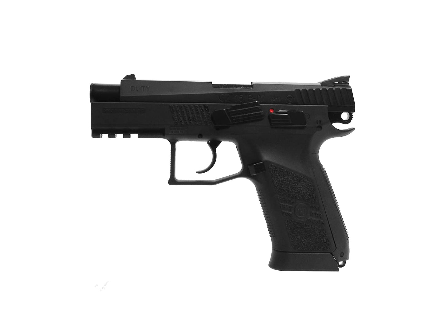 ASG CZ 75 P-07 Duty CO2 BB Airgun Pistol, .177 Cal, Black, Blowback