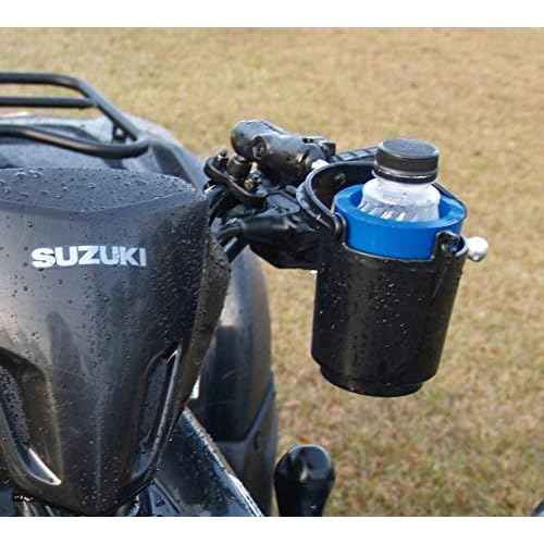 RAM Mounts Level Cup 16oz Drink Holder with Handlebar U-Bolt Base RAM-B-132RU with Medium Arm for Motorcycle, ATV/UTV, Bike