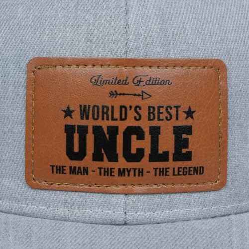 Men's Hat Gifts - Men's Cap Gifts for Father's Day Christmas Birthday Gifts Trucker Hat Leather Pattern Baseball Cap