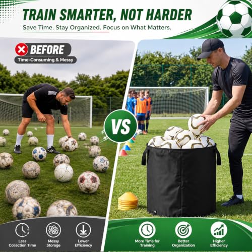 Large Sport Ball Storage Bin for Basketball Soccer Volleyball & More