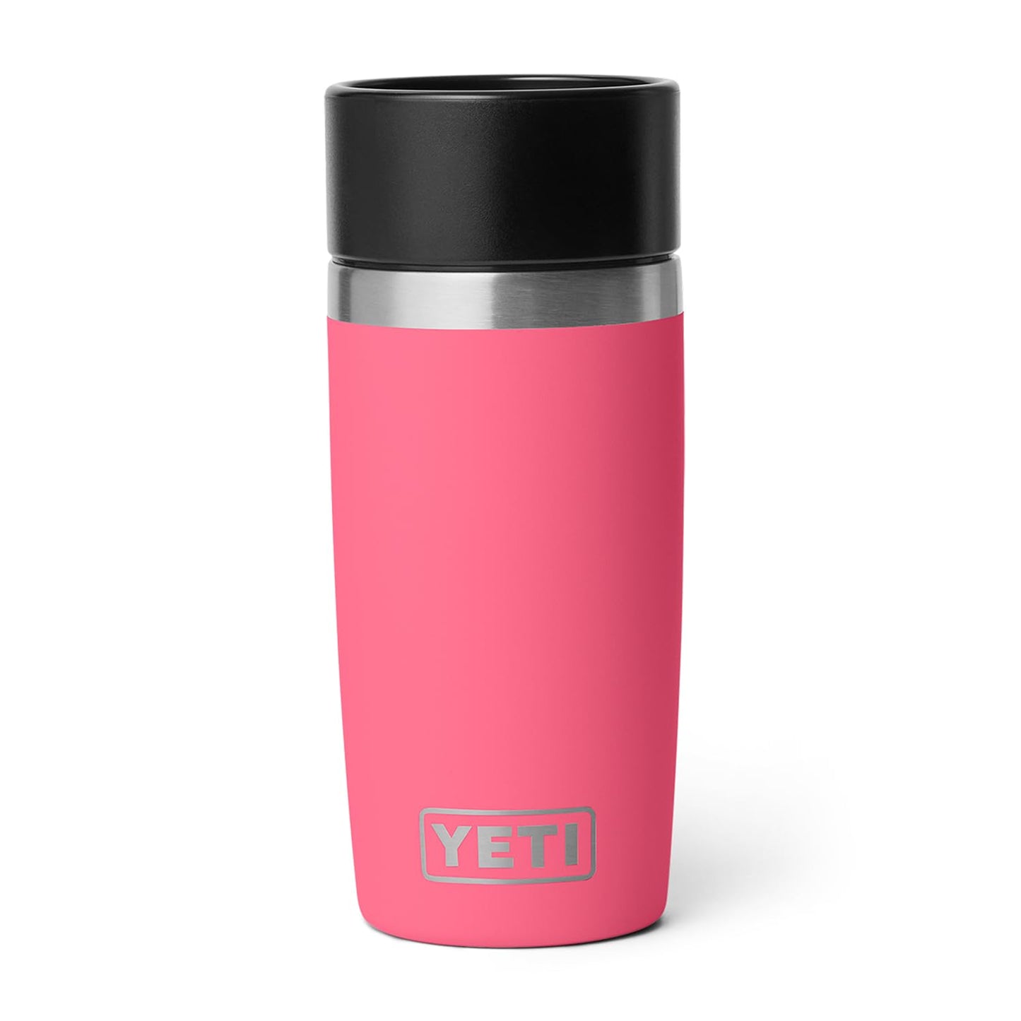 YETI Rambler 12 oz Travel Bottle, Stainless Steel, Vacuum Insulated with Leakproof Commuter Cap, Tropical Pink