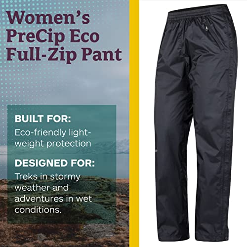 MARMOT Women's Precip Full-Zip Pant | Lightweight, Waterproof
