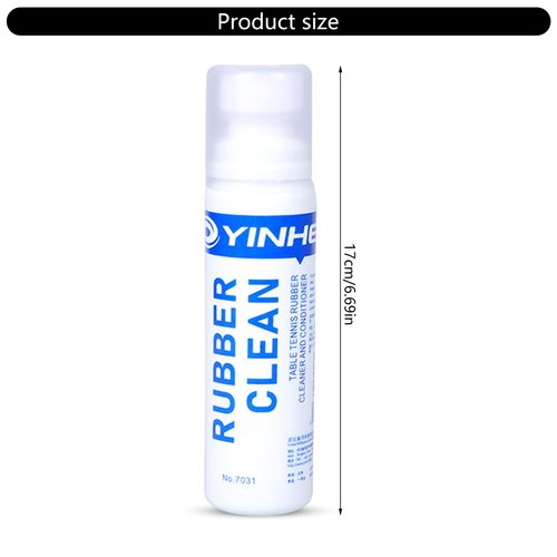 QINGFAN Rubber Cleaner 75ML Table Tennis Rubber Cleaner PingPong Rackets Paddle Rubber Agent Table Tennis Bat Agent