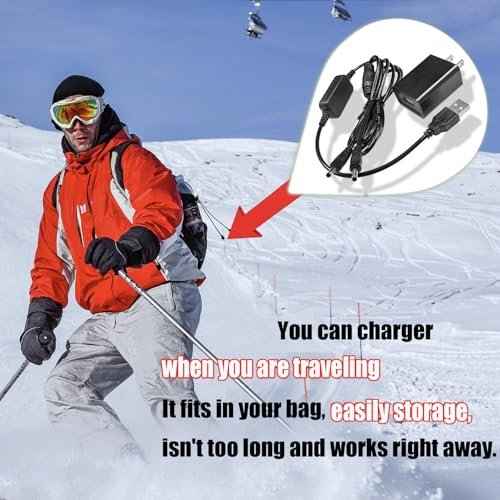 8.4V Heated Glove Charger for 7.4V SWB01 SWB03 2200 3000 3500mAh Li-Polymer Rechargeable Battery Charging for Socks, Jackets, Hats