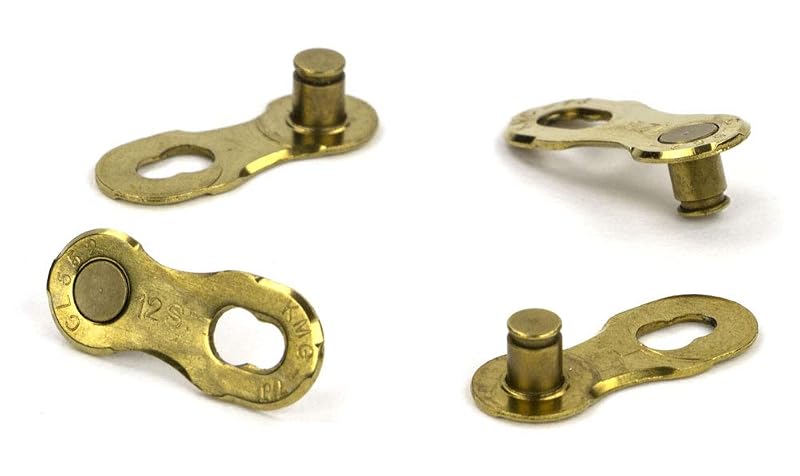 KMC Unisex Missing Links 12NR Gold Bicycle Chain Link (12 Speed) - Variation Gold
