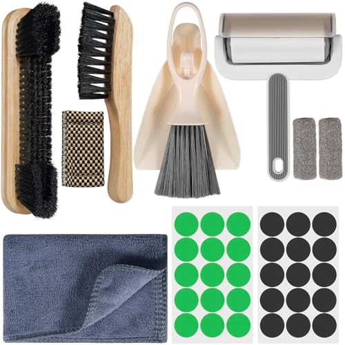 Billiard Pool Table Cleaning Kit - 10-Piece Maintenance Set with Brushes, Patches & Accessories