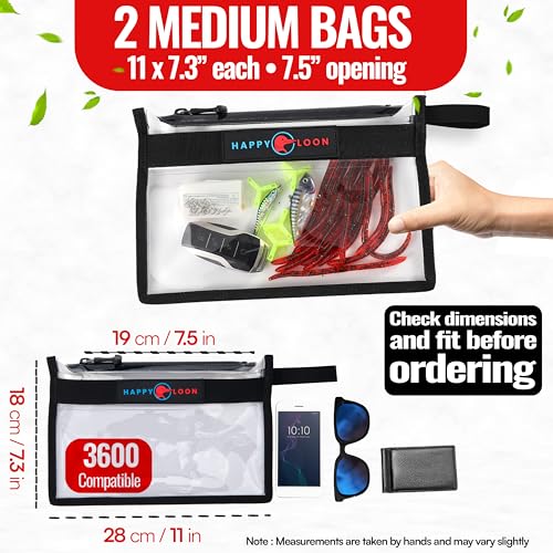 Waterproof Fishing Tackle Bag Set - Floating Marine-Grade Storage, 2 Medium Bags