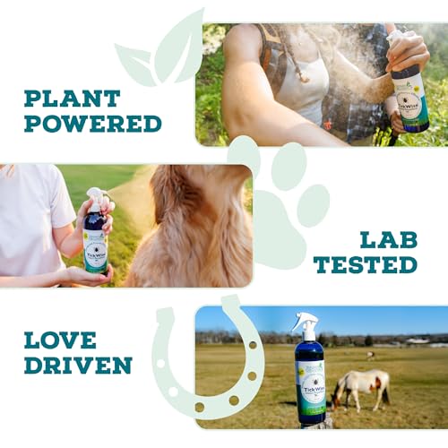 8oz Natural Tick & Insect Repellent Spray - DEET-Free, Plant-Based for Family & Pets - Variation of THIS listing