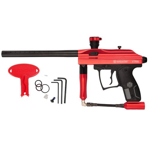 Kingman Spyder Xtra Semi-Auto Paintball Gun (Gloss Red)