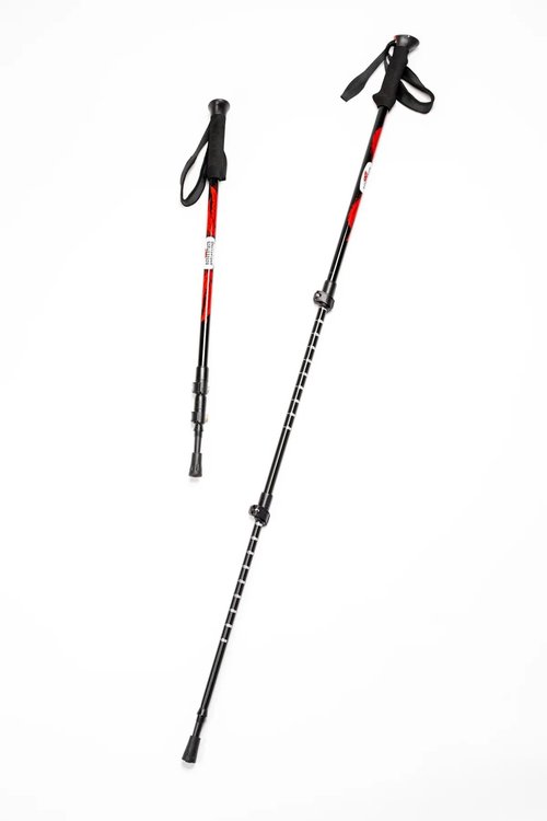 Redfeather Outdoors Trekking Poles ??Adjustable Lightweight Hiking Poles with Snow Baskets & Carbide Tips for Winter, Rubber Tips for Summer, All-Terrain Use