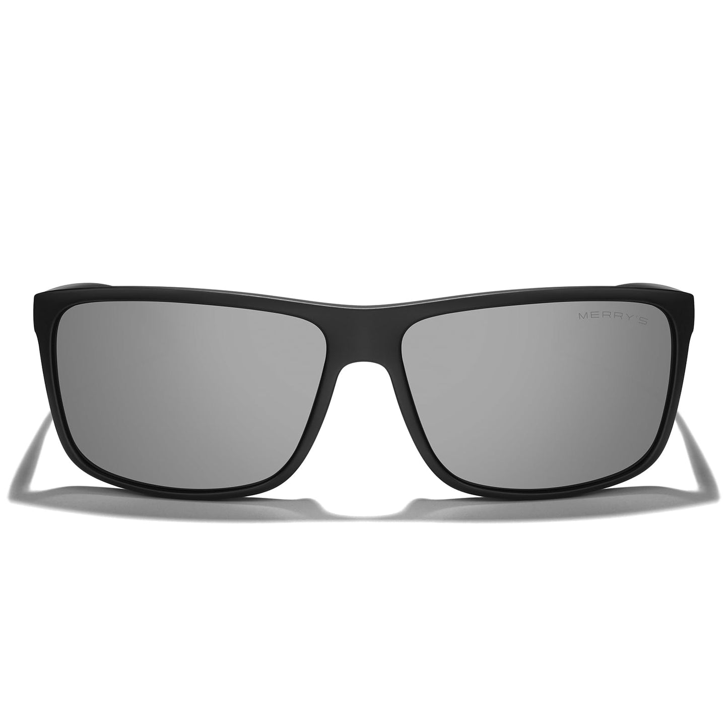 MERRY'S Rectangular Polarized Sports Sunglasses for Men Women Cycling Driving Fishing UV400 Protection S8225