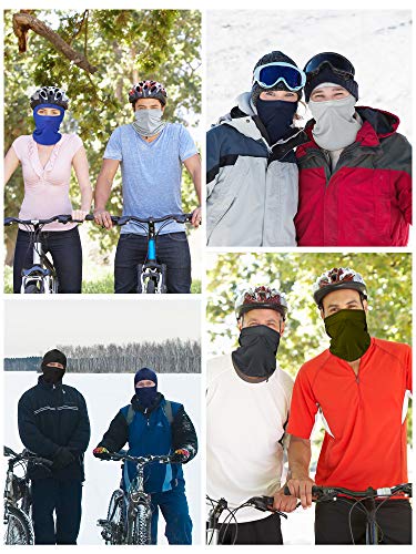 Satinior 9-Pack Unisex Ski Masks Balaclavas for Men & Women - Classic Colors