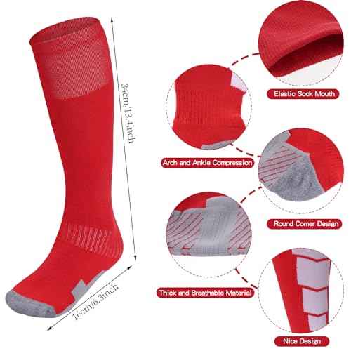 Dxhycc Youth Baseball Socks and Belt Combo Set Adjustable Softball Baseball Socks and Belt for Boys Girls