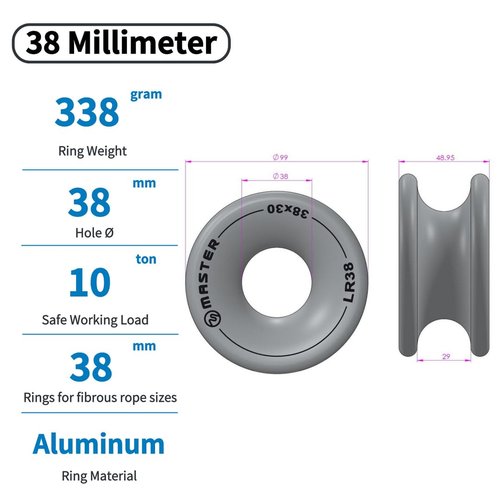 TERSMA Low Friction Lead Ring (14 Millimeter)