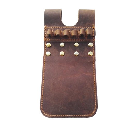 SHARROW Archery Back Pocket Arrow Quiver Lightweight Hip Pocket Quiver Belt Waist Quiver for 6 Arrows Storage (Brown)