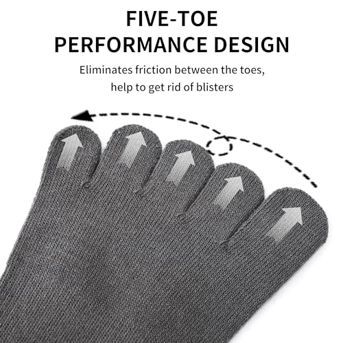 Grippy Yoga Socks for Women - 4 Pairs Black Pink Grey White - Non-Slip Fit
