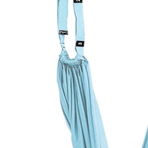 Leg Stretcher Strap,Aerial Strap Flexibility Trainer,Elastic Strong Bearing Capacity Folding Yoga Swing Assist Stretch Strap for Fitness Gymnastics Dance Aerial Yoga Ballet Leg Stretching(Sky Blue)