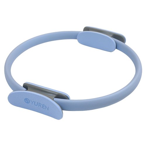 RYTMAT Pilates Ring 14.7 Inch Magic Fitness Circle Durable TPE Padded Handles Exercise Equipment for Toning Strengthening Thigh Abs, Legs and Arms (Blue)