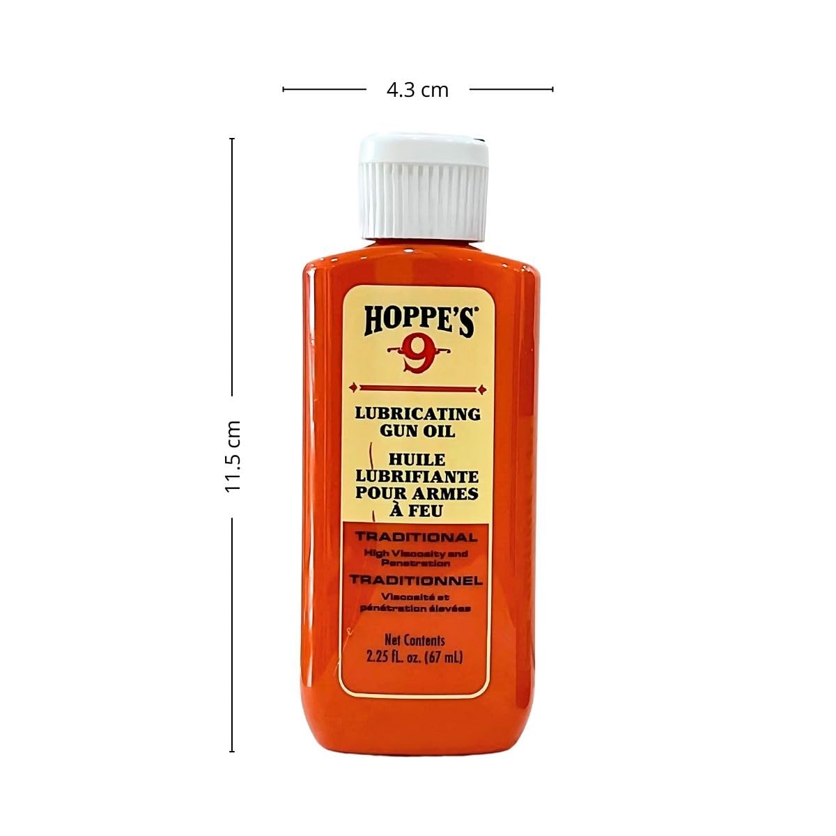 Hoppe's Oil Combo Pack - No. 9 Precision Bundled with 2-1/4 oz Refill