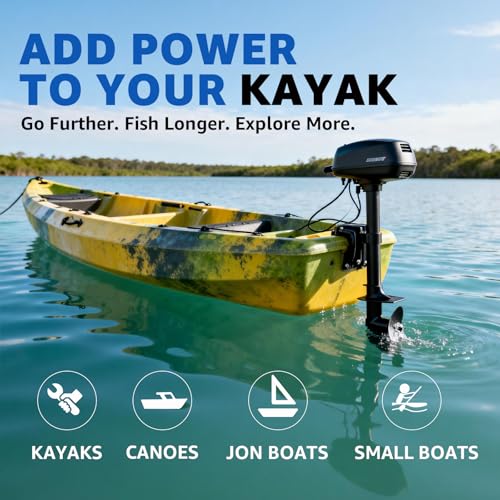 Aluminum Trolling Motor Mount for Kayaks and Canoes Up to 3 HP