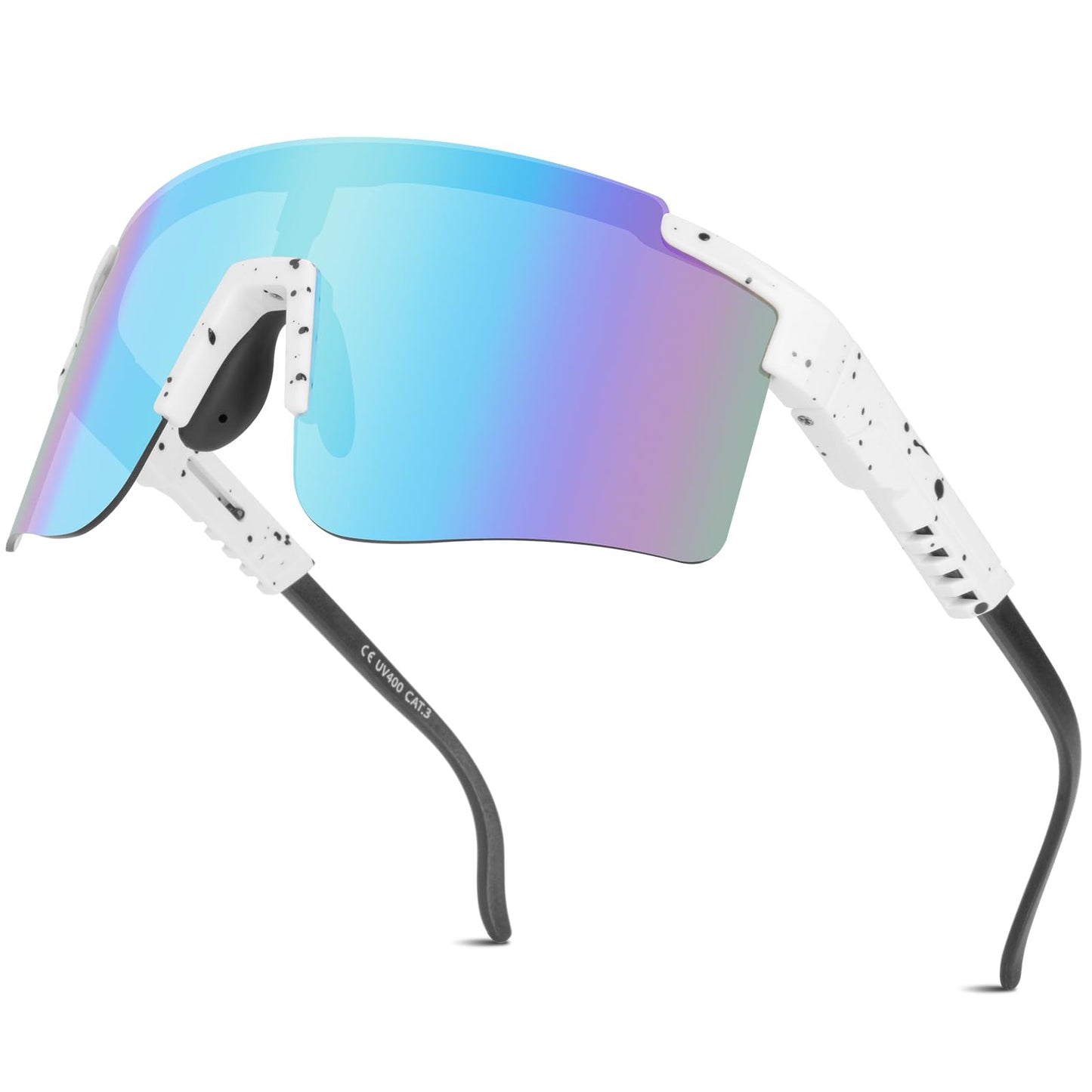 ROIBEAO Professional Cycling Glasses for Men Women, Sports Sunglasses UV Protection for Baseball Cycling Running Driving Fishing Glof, Mountain Bike Sunglasses Youth Adults for Outdoor Sports