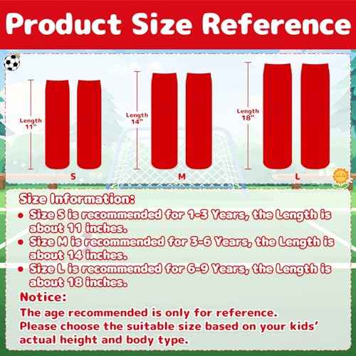 Olreco 1 Pack Toddler Kids Youth Soccer Socks Girls Boys Baseball Socks Youth Knee High Softball Football Accessories Cotton
