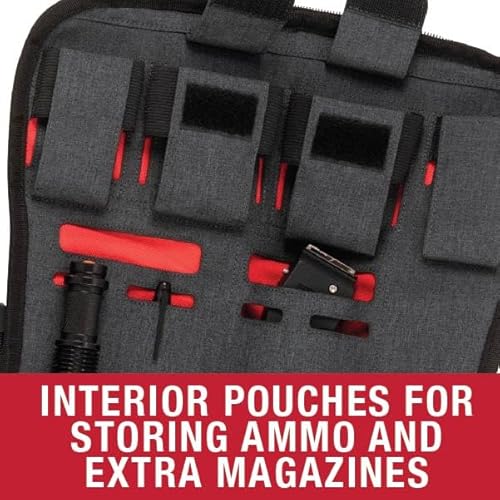 Allen Company Ruger 10/22 Takedown Rifle Backpack - Fits Ruger's PC Carbine and 10/22 Takedown Models - Shooting Accessory Storage - Dual Water Bottle Pockets - Gray/Charcoal