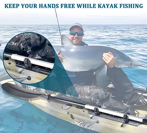 Kayak Paddle Holder Track Mount with Net & Pole Storage - Variation 2026