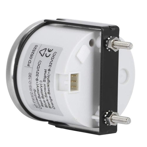 Acouto Marine Trim Gauge Kit - 52mm/2in UP-DN Motor Trim Indicator with Red Backlight and Angle Measurement