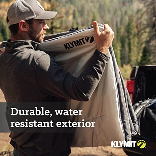 Klymit Horizon Overland Packable Camping Blanket and Comforter, Gray