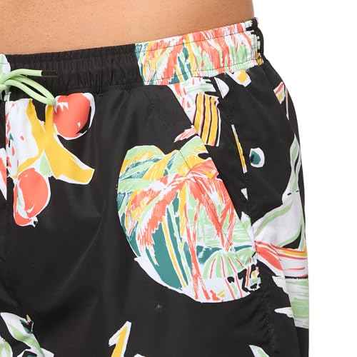 HUGO Men's Standard Tropical Leaf Swim Trunk