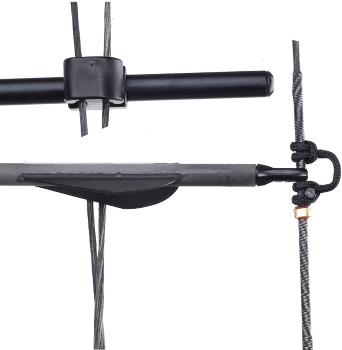 24 Pieces Archery Nocking Points for Bow String, Compatible with Compound and Recurve Bows