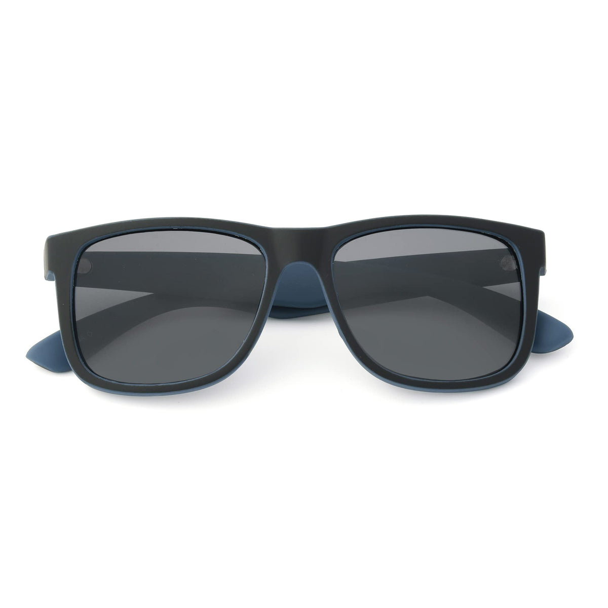 Foster Grant mens Jace Polarized for Digital Sunglasses Sunglasses, Matte Black and Navy, 54mm US