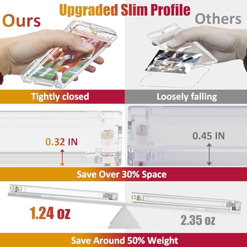 Superlong 15 Pack Magnetic Card Holders for 180pt Trading and Collectible Cards