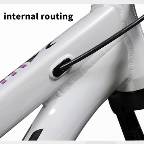 QHIYRZE Mountain Bike Frame 26er Dirt Jump Bike Frame XC/AM Aluminum Alloy Hardtail Frame 12x148mm Thru Axle Boost Frame Disc Brake Internal Routing(Purple)
