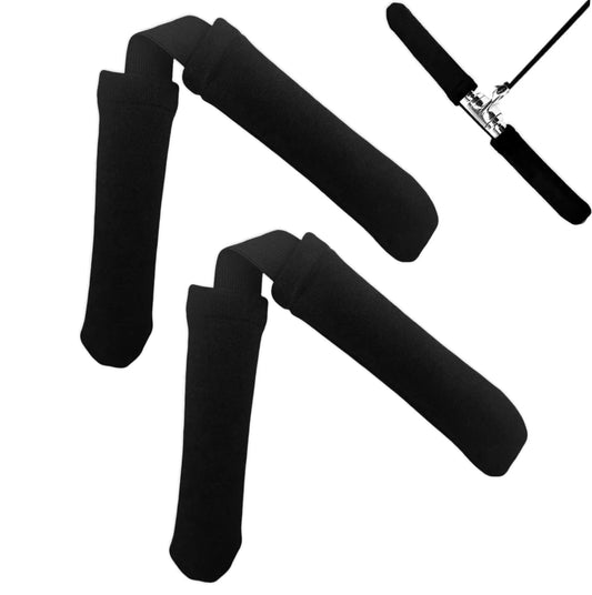 2Pcs Thickened Rowing Machine Handles Cover, Fits Most Rowing Machine, Non-Slip & Breathable Handle Cover（Black）