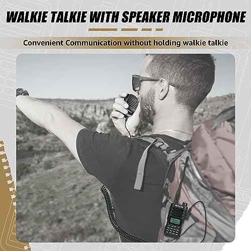 Retevis RA89 Ham Radio Long Range, 10W Dual Band Handheld Radio with Speaker Mic, Chirp, IP68 Waterproof Ham Radio with 2500mAh USB-C Rechargeable Battery, for Hunting, Survival, Emergency