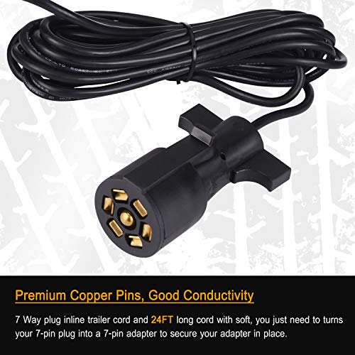 Magnetic LED Trailer Towing Light Kit for RVs, Trailers, Flatbeds