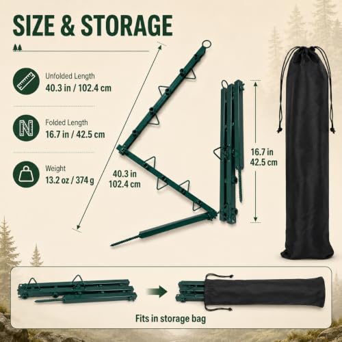 2PCS Camouflage Hunting Concealment Branch with Adjustable Hooks