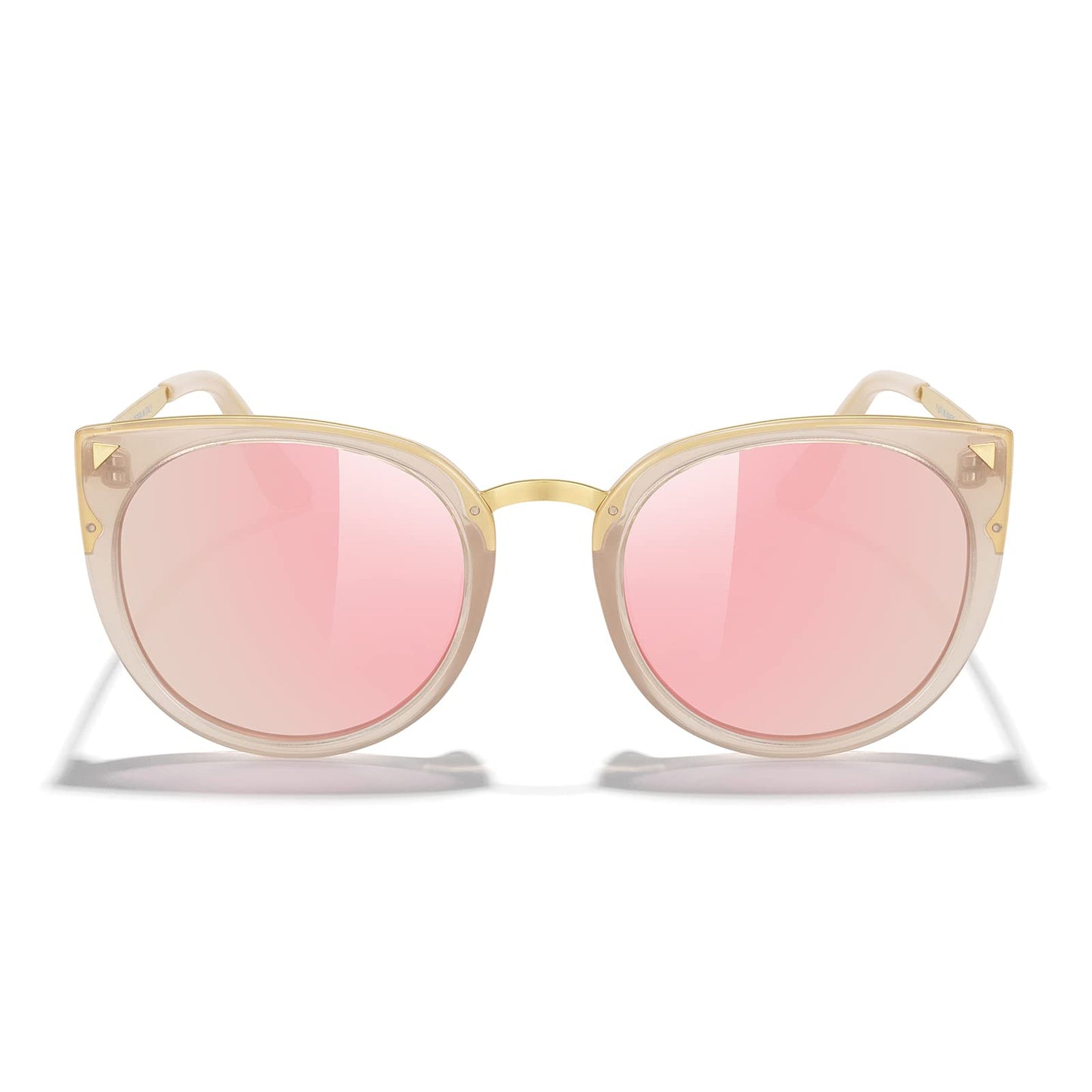 MERRY'S Girls Cat Eye Sunglasses for kids Children Polarized Sunglasses S7000 (Pink Mirror, 49)